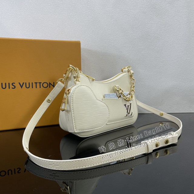 Lv路易威登2023專櫃新款Marellini手袋 LV Milky Way系列水波紋手提肩背包 M22941 ydh5229